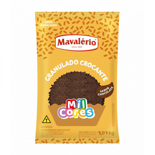 Granulado Crocante Escuro Mavalério - 1,01kg