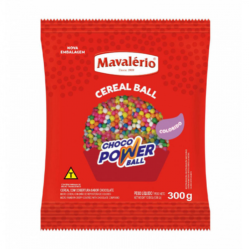 CHOCO POWER BALL MICRO COLORIDO 300 GR