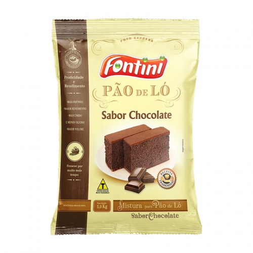 PRÉ MISTURA PÃO DE LÓ CHOCOLATE FONTINI 5KG