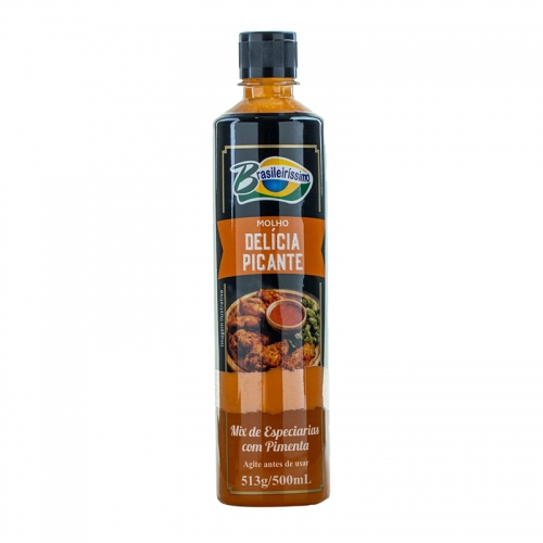 MOLHO DELÍCIA PICANTE BRASILEIRÍSSIMO 500 ML