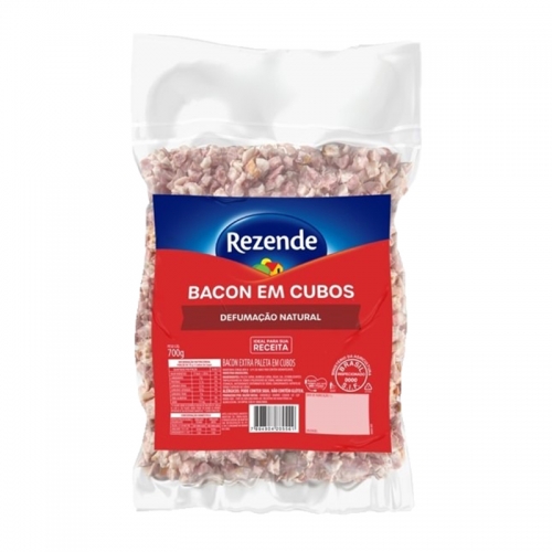 BACON EM CUBOS REZENDE 700 GR
