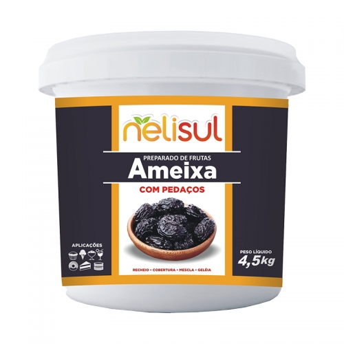 PREPARADO AMEIXA PEDAÇO NELISUL 4,5 KG
