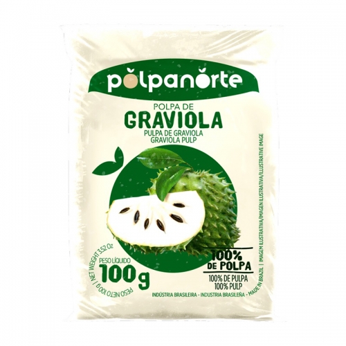 POLPA CONGELADA NORTE GRAVIOLA 10/100 GR