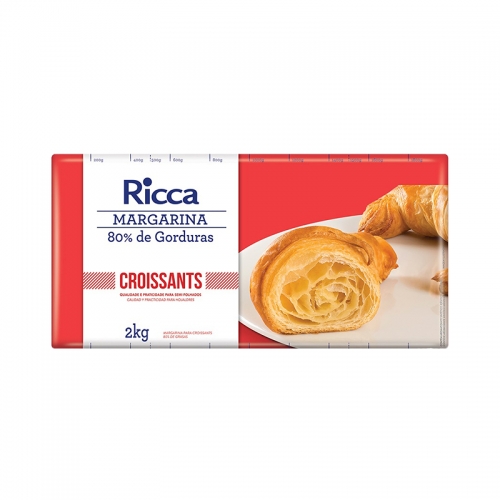 MARGARINA RICCA CROISSANT BLOCO 2 KG 