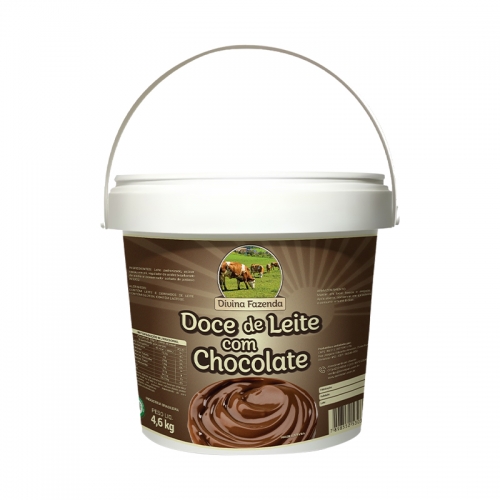 DOCE DE LEITE COM CHOCOLATE DIVINA FAZENDA 4,6K