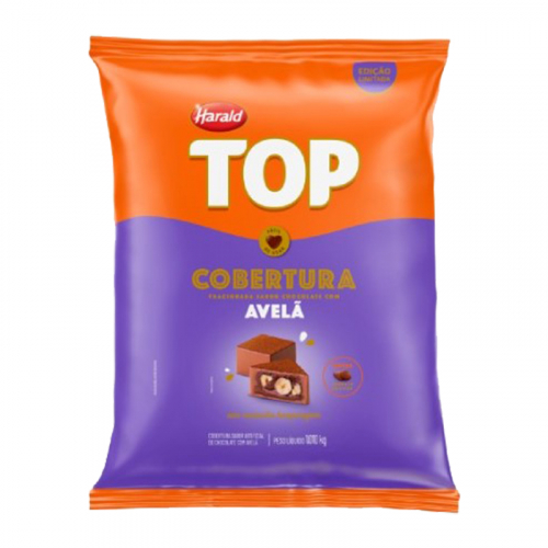 GOTAS MOEDA CHOCOLATE AVELÃ HARALD 1,01 KG