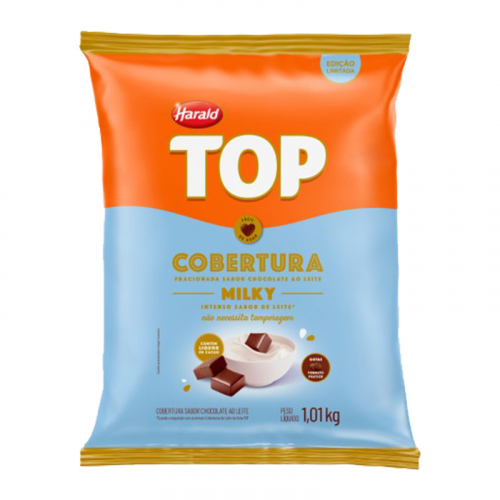 GOTAS MOEDA CHOCOLATE MILKY HARALD 1,01 KG