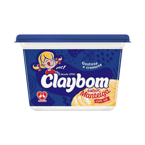 MARGARINA CLAYBOM SABOR MANTEIGA 12/500G