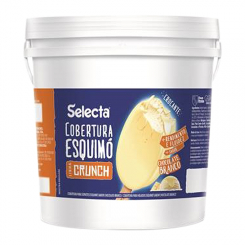 COBERTURA ESQUIMÓ CRUNCH CHOC BRANCO 4 KG