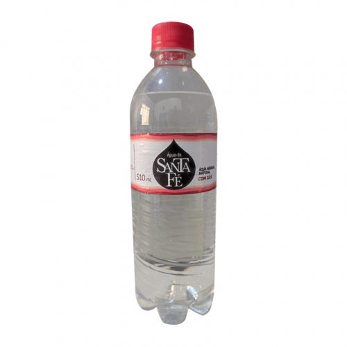 ÁGUA MINERAL COM GÁS SANTA FÉ 12/510 ML