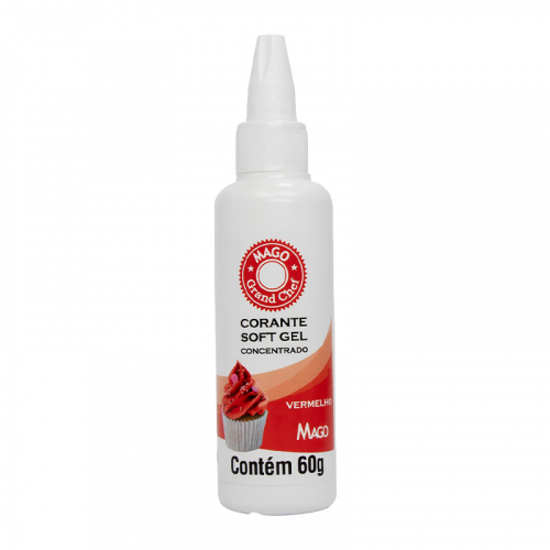 CORANTE SOFTGEL MAGO VERMELHO 60 GR