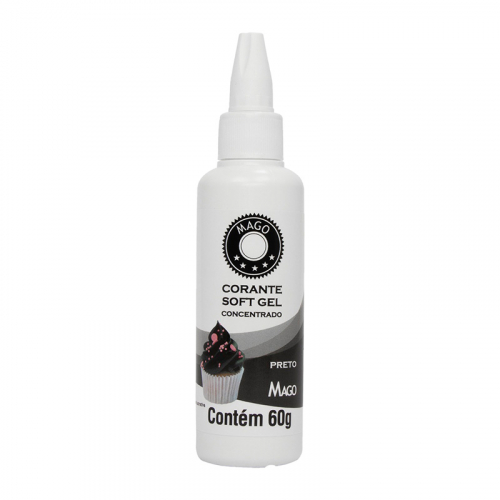 CORANTE SOFTGEL MAGO PRETO 60 GR