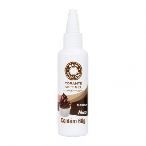 CORANTE SOFTGEL MAGO MARROM 60 GR