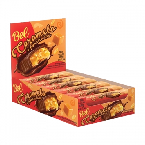 CHOCOLATE BEL CARAMELO COM AMENDOIM 18/27 GR