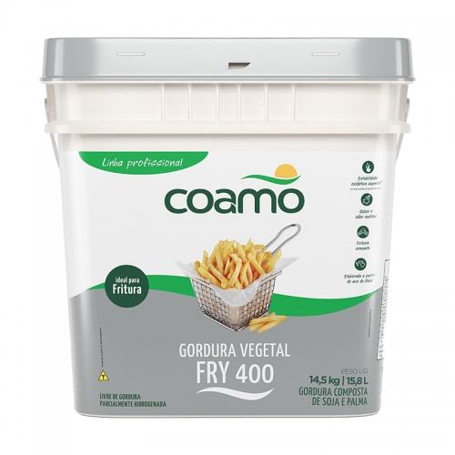 GORDURA FRITURA COAMO FRY 400 BD 14,5 KG
