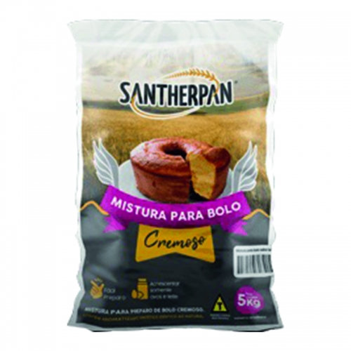 BOLO CREMOSO MOUSSE MARACUJA SANTHERPAN 5KG