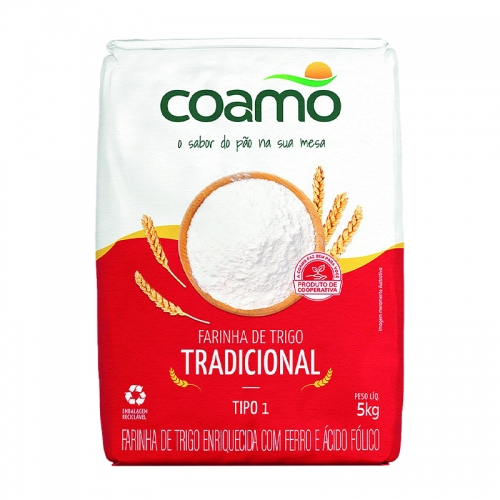 Farinha de Trigo Especial Coamo Tipo 1 Papel - 5kg