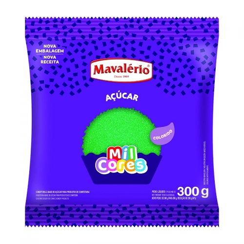 AÇÚCAR GRANULADO VERDE MAVALÉRIO 300 GR