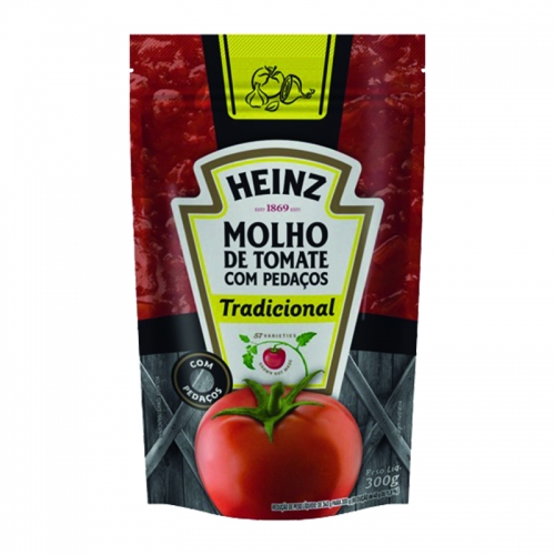 MOLHO TOMATE TRADICIONAL HEINZ POUCH 24/300 GR