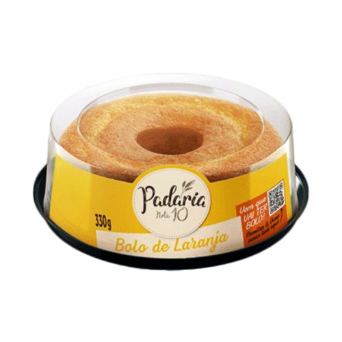 BOLO PRONTO LARANJA PADARIA 10/330 GR