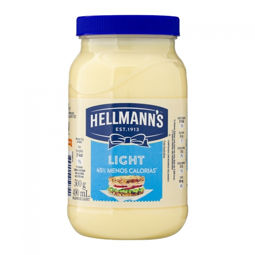 MAIONESE HELLMANNS LIGTH POTE 12/500 GR