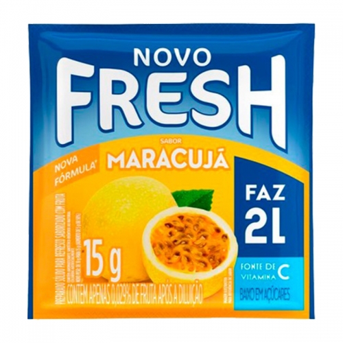 REFRESCO FRESH MARACUJÁ 15/15 GR