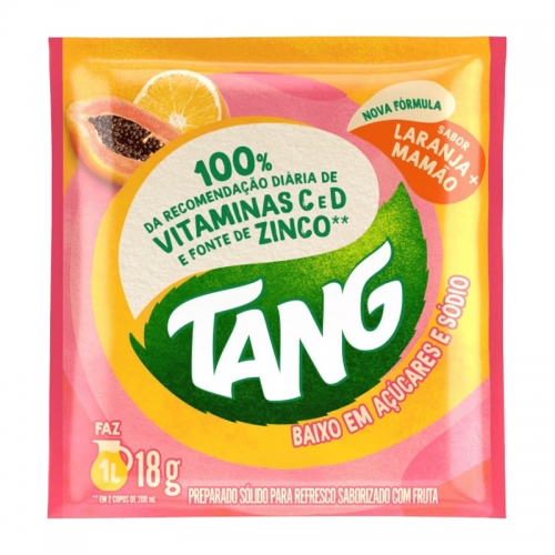 REFRESCO TANG LARANJA E MAMÃO 18/18 GR