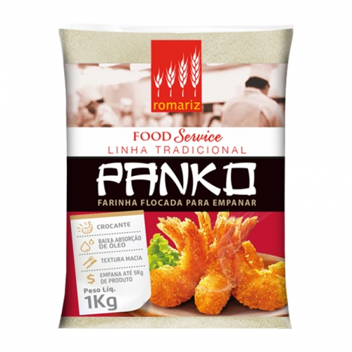 FARINHA EMPANAR PANKO ROMARIZ 1 KG