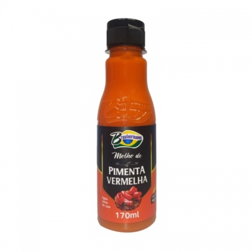 MOLHO PIMENTA VERMELHA BRASILERÍSSIMA 170 ML