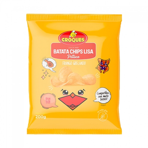 BATATA LISA FRANGO GRELHADO CROQUES 8/200GR