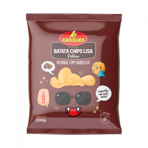 BATATA LISA PICANHA BARBECUE CROQUES 8/200GR