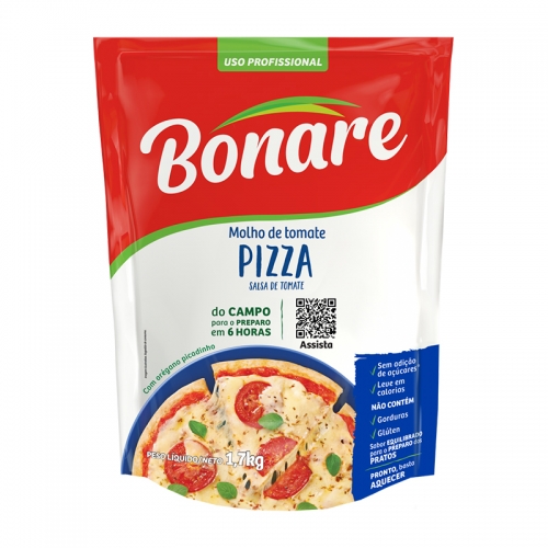 MOLHO PIZZA BONARE POUCH 1,7 KG