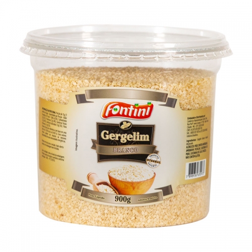 GERGELIM BRANCO FONTINI POTE 900 GR