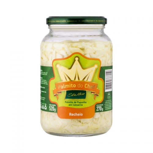 PALMITO PUPUNHA RECHEIO DO CHEF 15/270GR