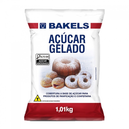 AÇUCAR CONFEITEIRO GELADO BAKELS 1,01 KG