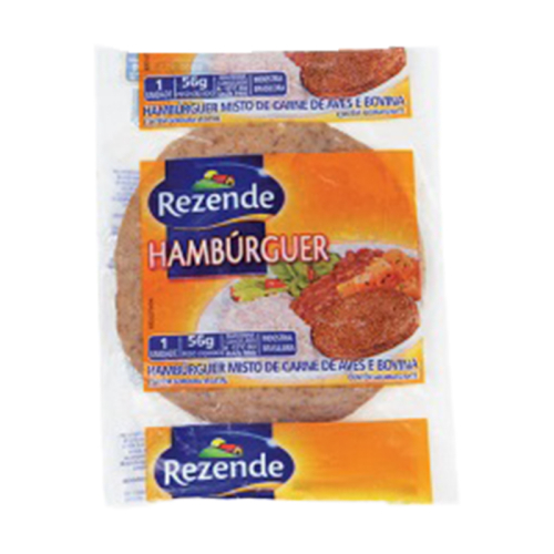 Hambúrguer Misto Rezende - Caixa com 36 uni de 56grs