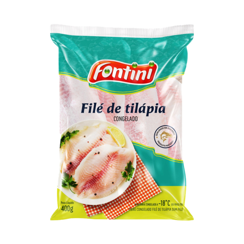 FILÉ DE TILÁPIA FONTINI 400 GR