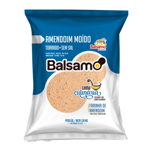 AMENDOIM TORRADO MOÍDO BALSAMO 1,05 KG