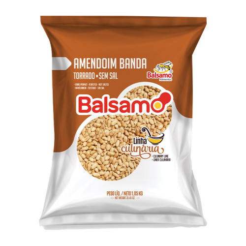 AMENDOIM TORRADO BANDA BALSAMO 1,05 KG