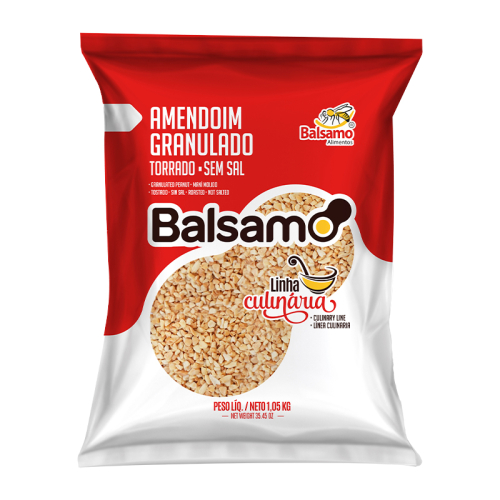 AMENDOIM TORRADO GRANULADO BALSAMO 1,05 KG