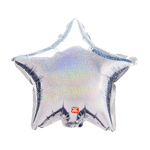 BALÃO META SÃO ROQUE ESTRELA PRATA 45 CM