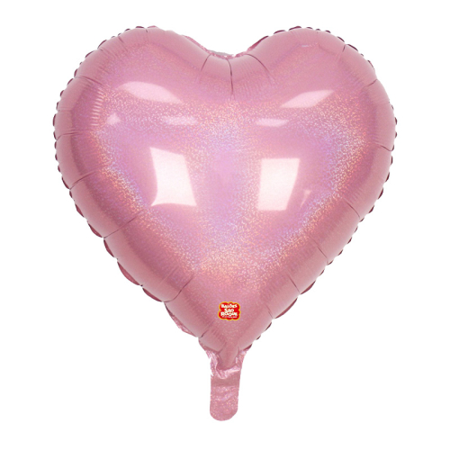 BALÃO META SÃO ROQUE CORAÇÃO ROSA 45 CM