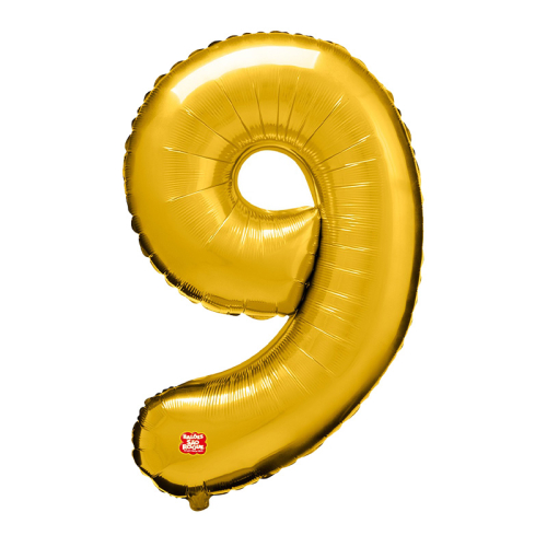 BALÃO META SÃO ROQUE DOURADO N°9 100 CM 
