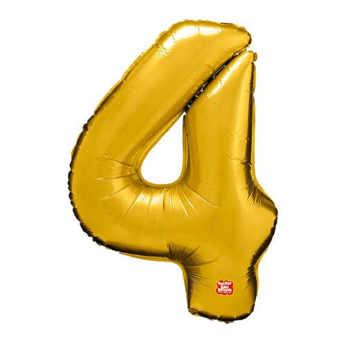 BALÃO META SÃO ROQUE DOURADO N°4 100 CM
