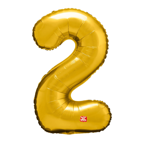 BALÃO META SÃO ROQUE DOURADO N°2 100 CM