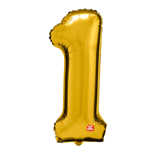 BALÃO META SÃO ROQUE DOURADO N°1 100 CM