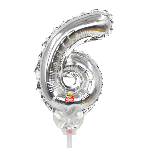 BALÃO META SÃO ROQUE PRATA N°6 13 CM