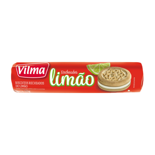 BISCOITO RECHEADO VILMA LIMÃO 30/120 GR