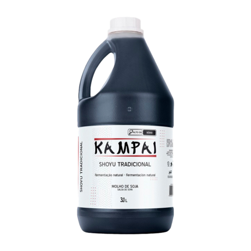 MOLHO SHOYU KAMPAI GALÃO 3,1 LT