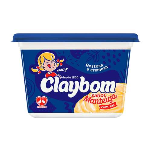 MARGARINA CLAYBOM SABOR MANTEIGA 12/500G